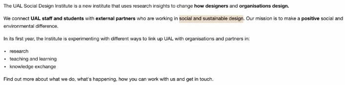 London University of the Arts SDI London University of the Arts SDI