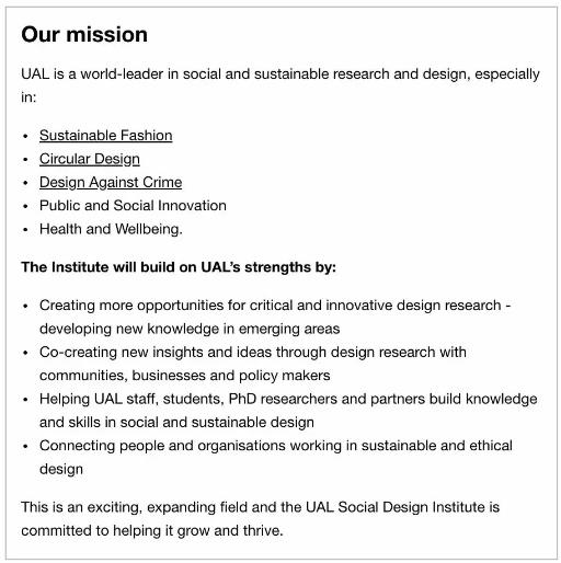 London University of the Arts SDI London University of the Arts SDI