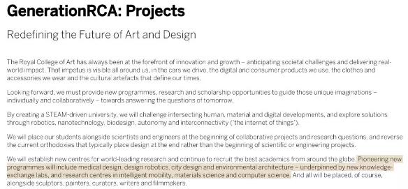 RCA Royal Academy of Arts RCA Royal Academy of Arts