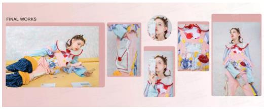  LCF Women's Wear Design Works Collection of Natural Light Trainees