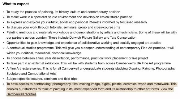 Studying abroad in Canberwell Art College, majoring in painting Studying abroad in Canberwell Art College, majoring in painting