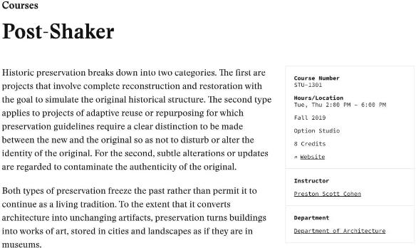 Harvard GSD Harvard GSD