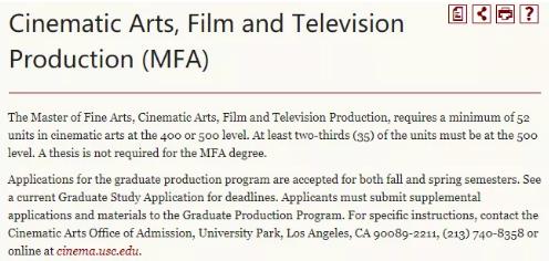 University of Southern California School of Film Arts Film Major Postgraduate Students Studying Abroad University of Southern California School of Film Arts Film Major Postgraduate Students Studying Abroad