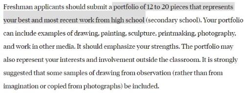 Requirements for Undergraduate Sculpture Collection of Maryland Academy of Arts Requirements for Undergraduate Sculpture Collection of Maryland Academy of Arts