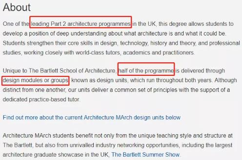 Postgraduate courses in architecture Postgraduate courses in architecture