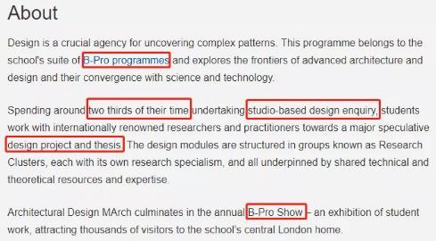 UCL Architectural Design Course UCL Architectural Design Course