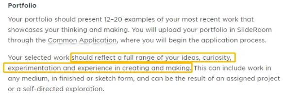 Requirements for RISD Graphic Design Undergraduate Portfolio Requirements for RISD Graphic Design Undergraduate Portfolio