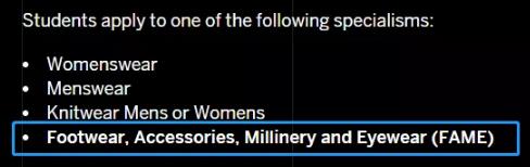 Glasses Design of Royal Academy of Art Glasses Design of Royal Academy of Art