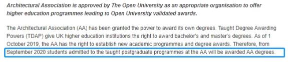 AA Architectural Alliance College Diploma Certification AA Architectural Alliance College Diploma Certification
