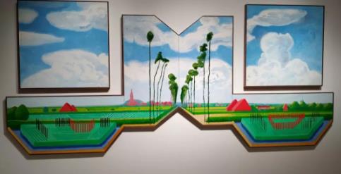 Hockney's painting Hockney's painting