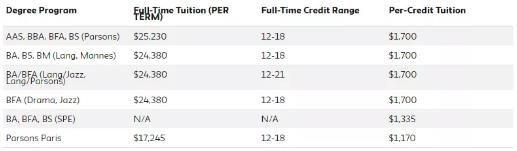 Undergraduate fee of Parsons Fashion Design Undergraduate fee of Parsons Fashion Design