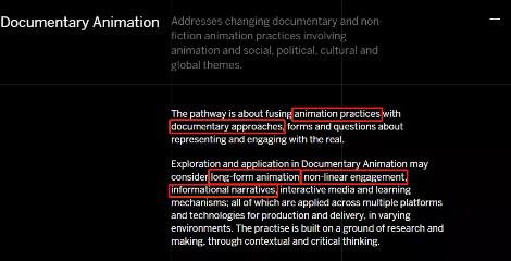 RCA Animation Professional Documentary Animation Direction RCA Animation Professional Documentary Animation Direction
