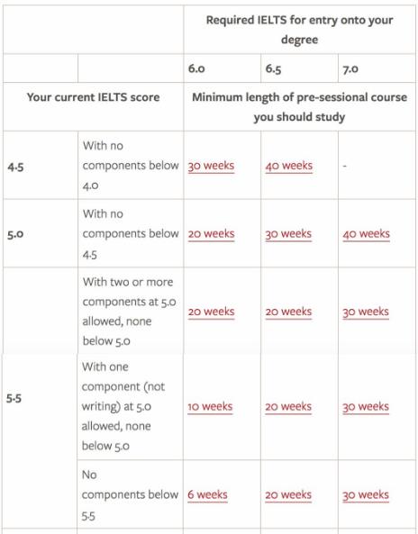 Undergraduate Language Performance Requirements of Leeds University Undergraduate Language Performance Requirements of Leeds University