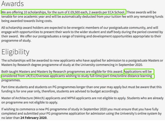 University of Edinburgh Scholarship Application Conditions University of Edinburgh Scholarship Application Conditions
