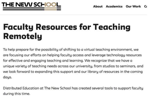 Online distance education of Parsons Design College Online distance education of Parsons Design College