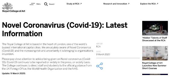 Royal College of Art Royal College of Art