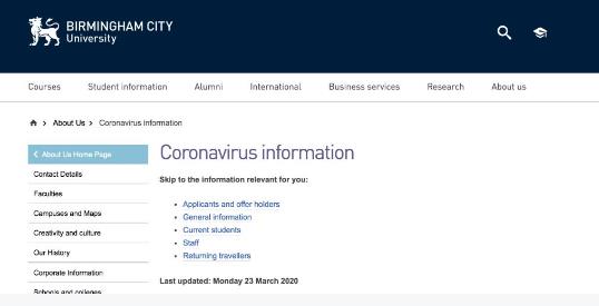 Birmingham City University BCU Birmingham City University BCU