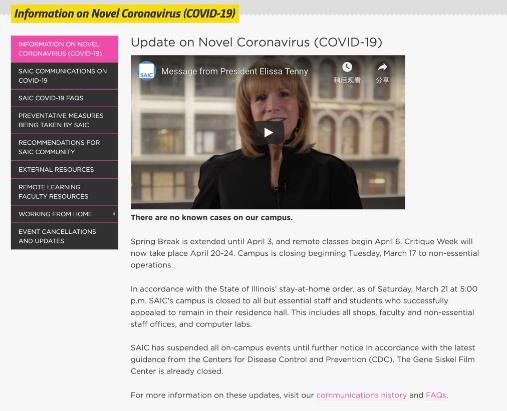 SAIC Chicago Academy of Arts SAIC Chicago Academy of Arts