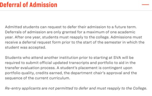 New York School of Visual Arts applied for extension New York School of Visual Arts applied for extension