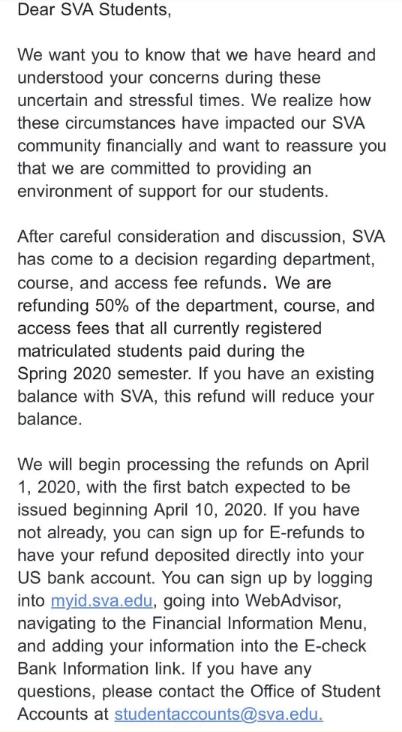 SVA New York School of Visual Arts SVA New York School of Visual Arts