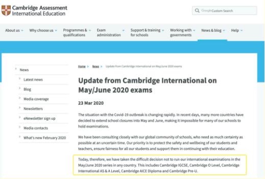 A-Level Exam Cancellation A-Level Exam Cancellation