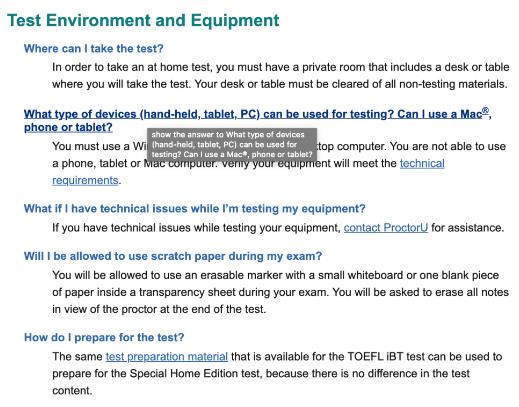 TOEFL Online Test Special Edition TOEFL Online Test Special Edition
