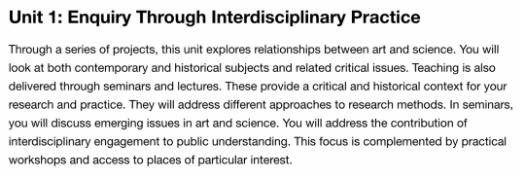 Central Saint Martin College Arts and Sciences Central Saint Martin College Arts and Sciences