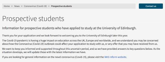 University of Edinburgh University of Edinburgh