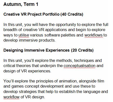 Master of VR Design Master of VR Design