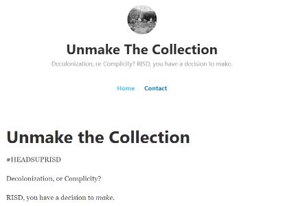 Risd museum cancels collection of colonial and aggressive works of art Risd museum cancels collection of colonial and aggressive works of art