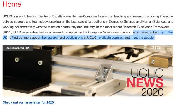 UCL Interaction Design UCL Interaction Design