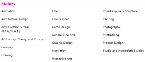 MICA Pure Art Major MICA Pure Art Major