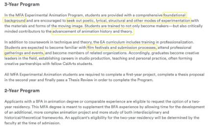  CalArts Experimental Animation Course