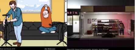 Works of students majoring in animation in RCA, UK Works of students majoring in animation in RCA, UK