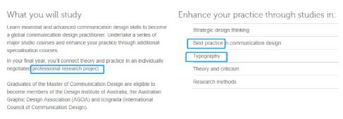 RMIT Media Design Professional Course RMIT Media Design Professional Course