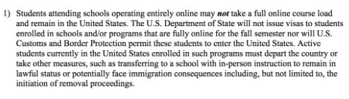 Is the right to go to the United States still in the hands of foreign students? Is the right to go to the United States still in the hands of foreign students?