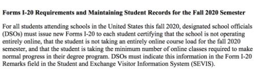 Application requirements for studying in the United States in autumn 2020 Application requirements for studying in the United States in autumn 2020