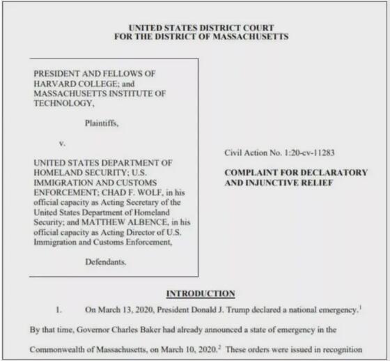 American University Harvard/MIT Joint Appeal ICE American University Harvard/MIT Joint Appeal ICE