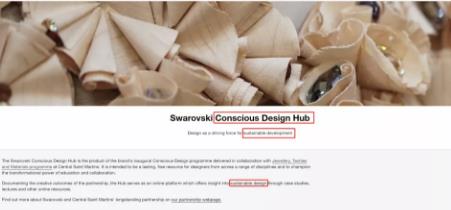 Swarovski Conscious Design Research Room Swarovski Conscious Design Research Room