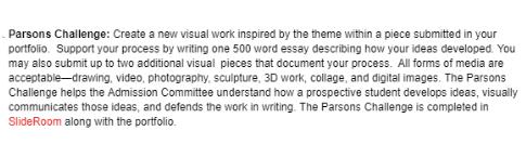 Is it difficult for Parsons Design Institute to make independent proposition Is it difficult for Parsons Design Institute to make independent proposition