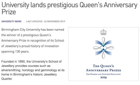 Birmingham City University Jewelry Design Birmingham City University Jewelry Design