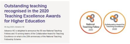 UAL Teaching Excellence Cooperation Award UAL Teaching Excellence Cooperation Award