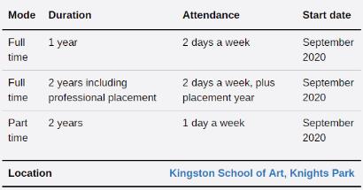 Fashion Teaching at Kingston University Fashion Teaching at Kingston University