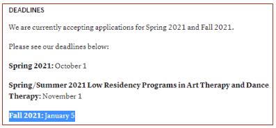 Pratt Graduate Application Deadline Pratt Graduate Application Deadline