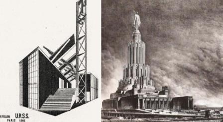 The Soviet Pavilion of the Paris World Expo The Soviet Pavilion of the Paris World Expo