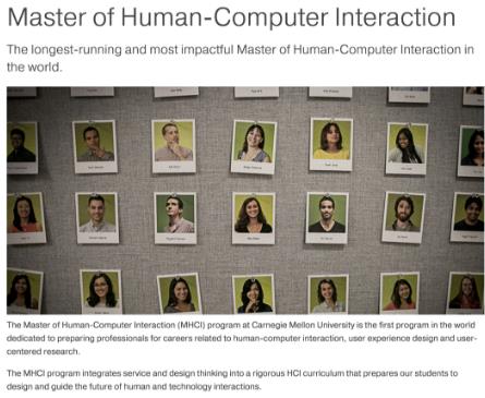 CMU human-computer interaction discipline CMU human-computer interaction discipline