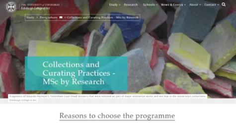 University of Edinburgh Curatorial University of Edinburgh Curatorial