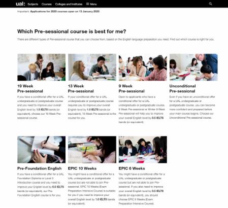 Language courses on the official UAL website Language courses on the official UAL website