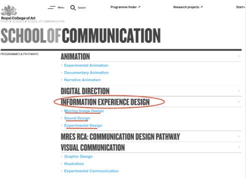 Information Design, Royal Academy of Arts Information Design, Royal Academy of Arts