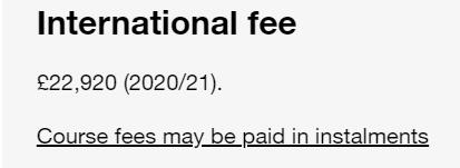 The tuition fee for LCC's master of graphic design international students is 22920 pounds, nearly 200000 yuan The tuition fee for LCC's master of graphic design international students is 22920 pounds, nearly 200000 yuan